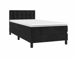 Cama Continental Boxspring|Conjunto Boxspring - 80x200 cm + Somieres + colchón terciopelo ES39601