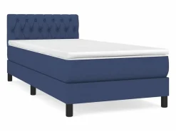 Cama Continental Boxspring|Conjunto Boxspring - 90x190 cm + colchón tela ES190811