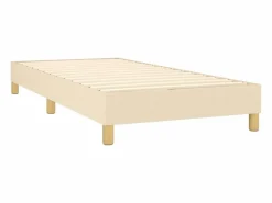 Cama Continental Boxspring|Conjunto Boxspring - 90x190 cm + colchón tela color ES754981