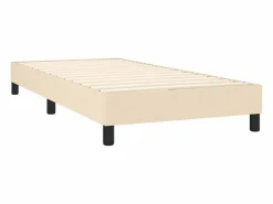 Cama Continental Boxspring|Conjunto Boxspring - 90x190 cm + colchón tela color ES839850