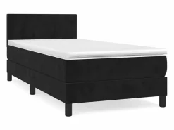 Cama Continental Boxspring|Conjunto Boxspring - 90x190 cm + colchón cuero sintético ES393764