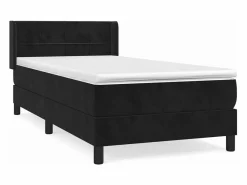 Cama Continental Boxspring|Conjunto Boxspring - 80x200 cm + Somieres + colchón terciopelo ES44986