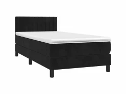 Conjunto Boxspring - 80x200 cm + Somieres + colchón terciopelo ES38089^ New