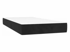 Conjunto Boxspring - 80x200 cm + colchón terciopelo ES990098 Negro Online