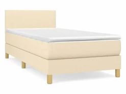 Conjunto Boxspring - 90x190 cm + colchón tela color ES843009^ Outlet