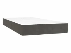 Conjunto Boxspring - 80x200 cm + Somieres + colchón terciopelo oscuro ES35836^ New