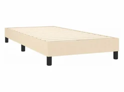 Cama Continental Boxspring|Conjunto Boxspring - 90x190 cm + colchón tela color ES492978