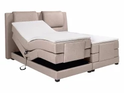 Palacio Cama Continental Boxspring|Cama Articulada|Conjunto boxspring relax tela 2x90x200 cm CASTEL