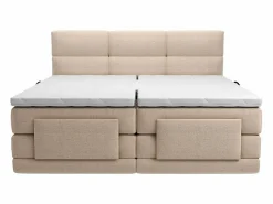 Palacio Cama Continental Boxspring|Cama Articulada|Conjunto boxspring relax tela 2 x 80 x 200 cm LODI de