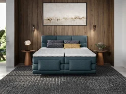 Palacio Cama Continental Boxspring|Cama Articulada|Conjunto boxspring relax Tela - - 2 x 80 x 200 cm - LODI de