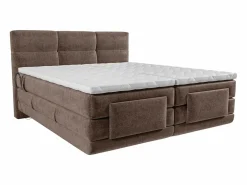 Palacio Conjunto boxspring relax Tela - Marrón - 2 x 80 x 200 cm - LODI de Marru00f3n Clearance