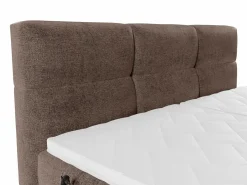 Palacio Conjunto boxspring relax Tela - Marrón - 2 x 80 x 200 cm - LODI de Marru00f3n Clearance