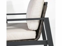 Conjunto comedor jardín ONIX 7 piezas Antracita^ Discount