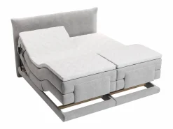 Conjunto completo Boxspring eléctrico 2 x 80 x 200 cm queen size Tejido - ZANORO de^Palacio Outlet