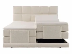 Conjunto completo boxspring eléctrico 2 x 90 x 200 cm - Felpa - OMILA de^Palacio Hot