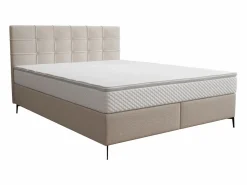 Ysmée Conjunto completo boxspring - 180 x 200 cm - Tela - - INAO de YSMÉE Beige Outlet
