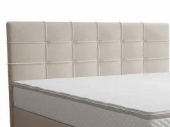 Ysmée Conjunto completo boxspring - 180 x 200 cm - Tela - - INAO de YSMÉE Beige Outlet