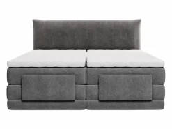 Conjunto completo Boxspring eléctrico 2 x 90 x 200 cm king size Antracita Tejido - ZANORO de^Palacio