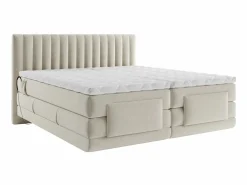 Palacio Conjunto completo boxspring - 2 x 80 x 200 cm - Terciopelo - - DONISI de Beige Online