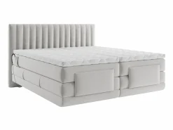 Palacio Cama Continental Boxspring|Cama Articulada|Conjunto completo boxspring - 2 x 90 x 200 cm - Terciopelo - - DONISI de