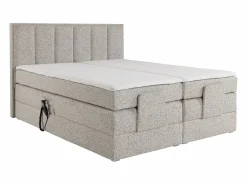 Palacio Conjunto completo boxspring eléctrico 2 x 90 x 200 cm - Tela - KALASI de Beige Outlet