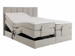 Palacio Conjunto completo boxspring eléctrico 2 x 90 x 200 cm - Tela - KALASI de Beige Outlet