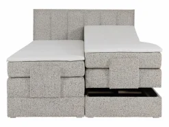 Palacio Conjunto completo boxspring eléctrico 2 x 90 x 200 cm - Tela - KALASI de Beige Outlet