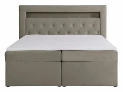 Ysmée Cama Continental Boxspring|Conjunto completo de decoración de dormitorio canapés abatibles - 180 x 200 - Terciopelo - - ORANA