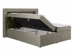 Ysmée Cama Continental Boxspring|Conjunto completo de decoración de dormitorio canapés abatibles - 180 x 200 - Terciopelo - - ORANA