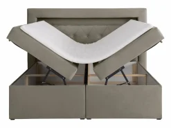 Ysmée Cama Continental Boxspring|Conjunto completo de decoración de dormitorio canapés abatibles - 180 x 200 - Terciopelo - - ORANA