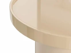 Vente-unique Conjunto de 2 mesas de centro de MDF - y verde caqui lacado - SYBEVA Beige Sale