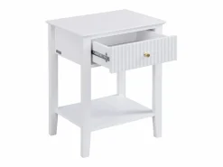 Conjunto de 2 mesitas de noche con 1 cajón y 1 estante en MDF - NIRIVA^Vente-unique Clearance