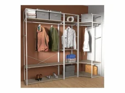 Conjunto de 3 percheros de madera y metal 180x200cm JUNE^ Discount
