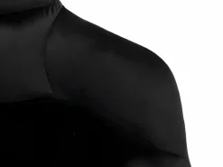 Vente-unique Conjunto de 6 sillas de comedor acolchadas Con reposabrazos - Terciopelo y metal . . PEGA Negro