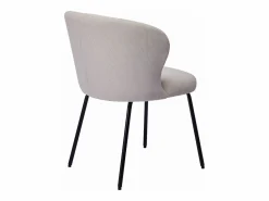 Conjunto de 2 sillas de pana y metal negro - - RELIOZA^Vente-unique Sale