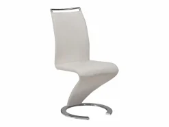 Vente-unique Conjunto de 6 sillas de piel sintética TWIZY Blanco Best