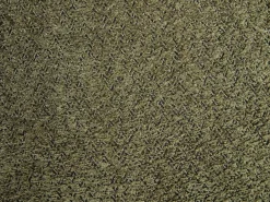 Vente-unique Conjunto de 6 sillas en tela bouclé y madera de hevea - Verde caqui y negro - LIVELIA Negro / Caqui Online