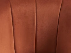 Vente-unique Muebles De Bar|Taburete Alto|Conjunto de 2 taburetes de bar de terciopelo y metal - - ELIRAM