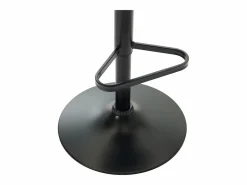 Vente-unique Conjunto de 2 taburetes de bar de terciopelo y metal negro - - DORALIZ Terracota Sale