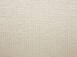 Vente-unique Conjunto de 2 taburetes de bar en tela texturizada y madera de hevea - - YELAZ Crema Best