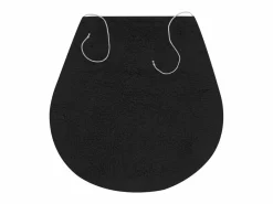 Conjunto de alfombrillas de baño de tela 3 piezas antracita ES589575^ Discount
