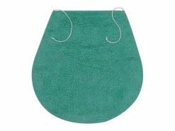 Conjunto de alfombrillas de baño de tela 3 piezas turquesa ES764355^ New