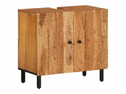 Conjunto de armarios de baño 2 piezas madera maciza de acacia^vidaxl Online