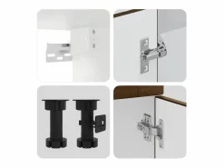 vidaxl Cocina Completa|Conjunto de armarios de cocina de 4 piezas 