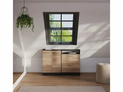 Vicco Conjunto de armarios para techo inclinado sonoma/antracita 120x46x81.6 rion Color natural claro Discount