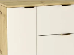 Conjunto De Baño|Conjunto de baño 120 cm Cashmere / Roble Nogal Armario con encimera + Columna Orio