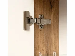 Conjunto de baño 80 cm Vivien Roble Wotan Armario con espejo^ Best