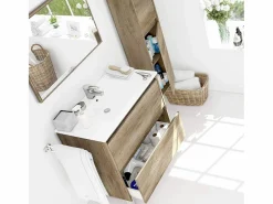 Mueble De Aseo|Conjunto de baño Dakota lavabo + mueble de lavabo + espejo nordik