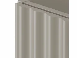 Mueble De Lavabo|Conjunto de baño de cachemira 80 cm Armario con encimera y estantería Frentes ranurados Aqua