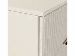 Conjunto de baño de cachemira 60 cm Armario Encimera Columna Frentes ranurados Beige Hot